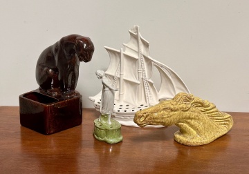 Art Pottery Grouping, Royal Haeger, Gonder, Czech